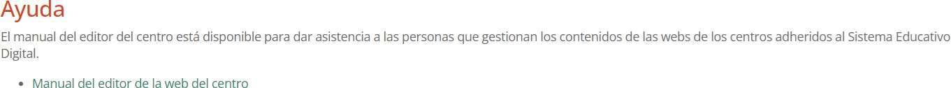 Pantalla de Ayuda