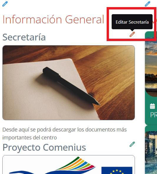 Pantalla de Home