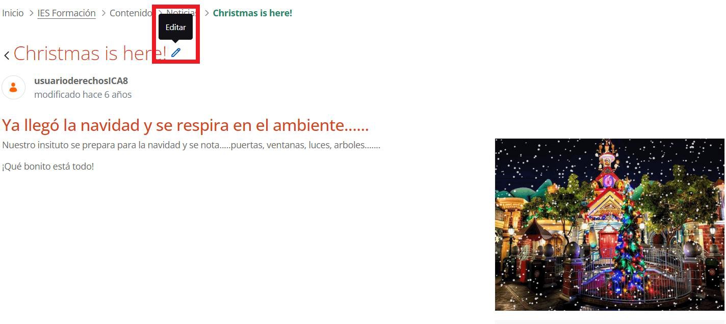 Pantalla de Noticias
